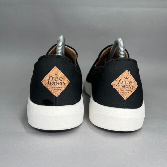 Free Waters Shoes Women's Size 9 Black TRVL Slip-On Athletic Comfort Loafers - Picture 5 of 12
